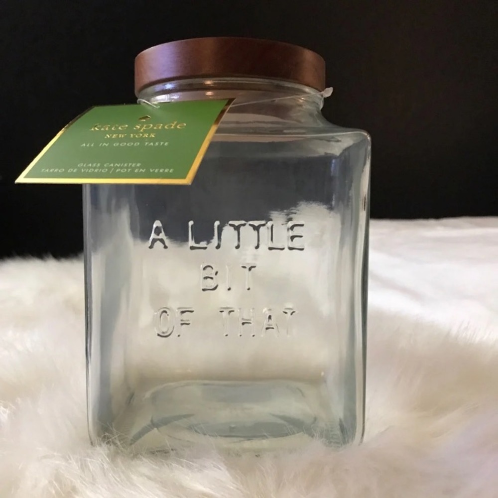 Kate spade glass container